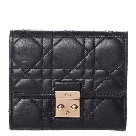 Miss Dior Pouch Black Cannage Lambskin